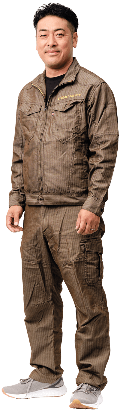 写真：アットモストサービス代表佐々木