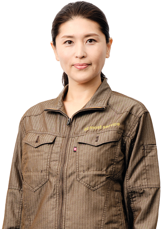 写真：アットモストサービス女性スタッフ